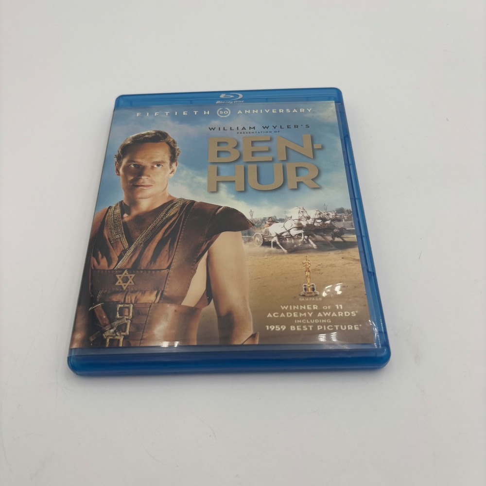 Ben-Hur Blu-ray 50th Anniversary Edition Blue Excellent 1959 Epic Restoration